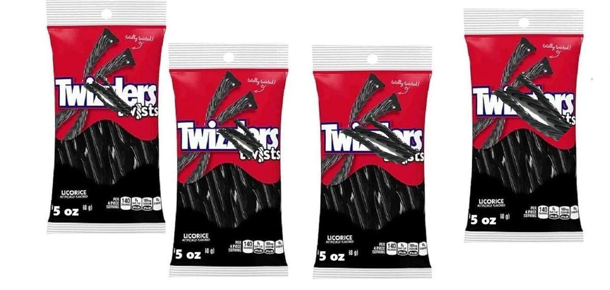Tundras black licorice twists close-up texture highlighting chewy bite and rich flavor.