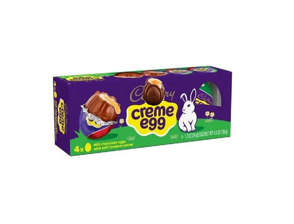 Tundras Cadbur.yEaster milk chocolate egg with fondant center, smooth melt for Easter gifting.