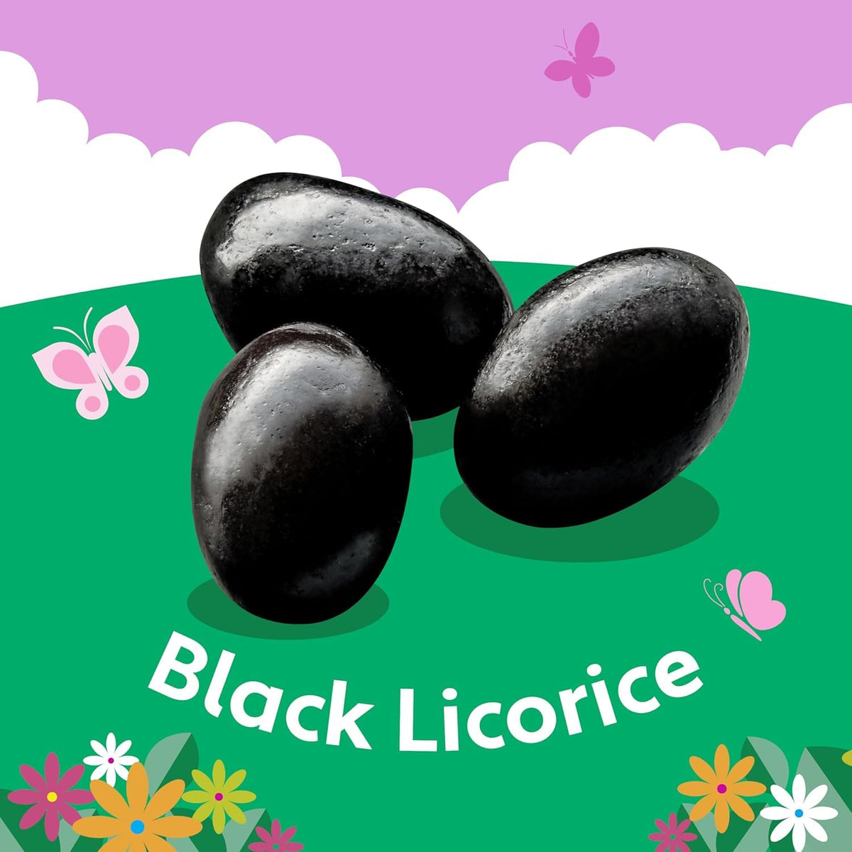Tundras two-pack black licorice jelly beans ideal for Easter baskets