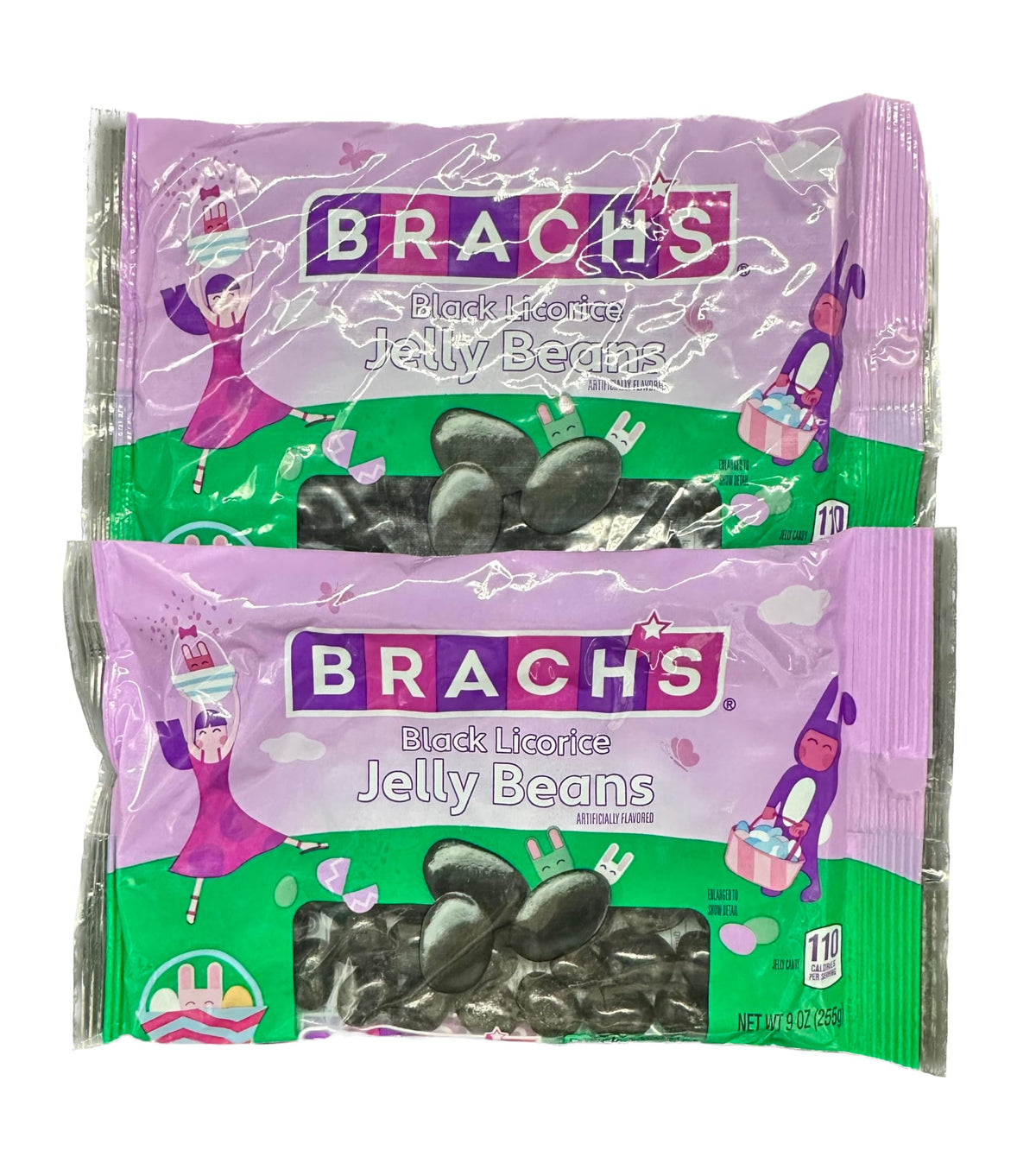 Tundras Easter black licorice jelly beans in egg shape for festive snacking