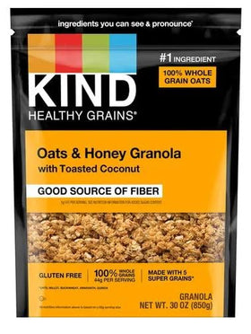 Tundras granola in a resealable pouch, perfect for easy snacking anywhere.