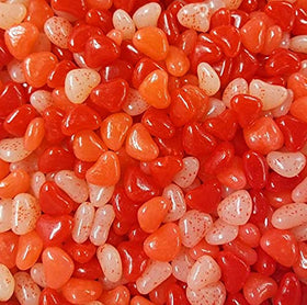 Tundras heart-shaped candies close-up, glossy texture and fruity flavors for movie nights.