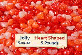 Tundras fruit flavored jelly beans in heart shapes for party bowls.