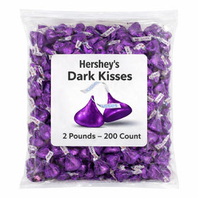 HersheyPurple KISSES Special Dark bulk bag in purple foil for gifting