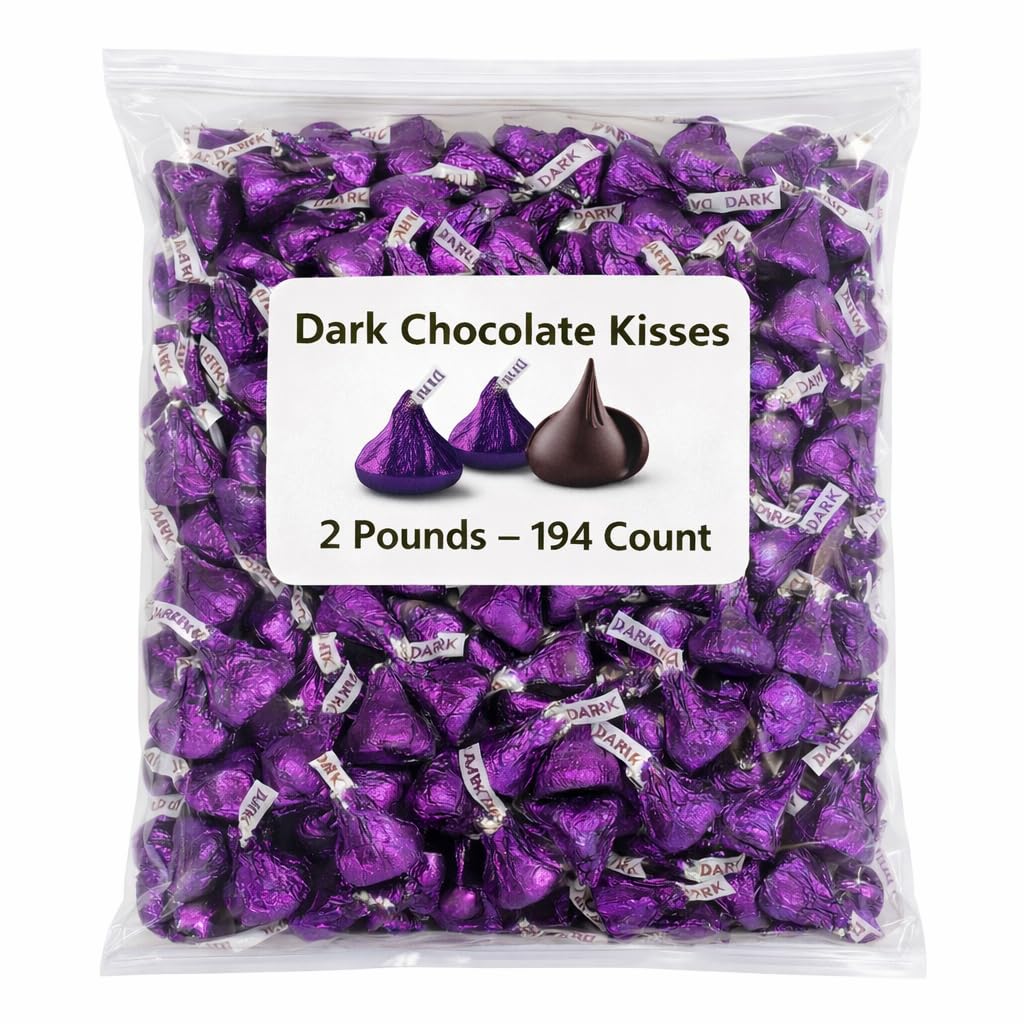 HersheyPurple KISSES Special Dark bulk packaging for easy storage