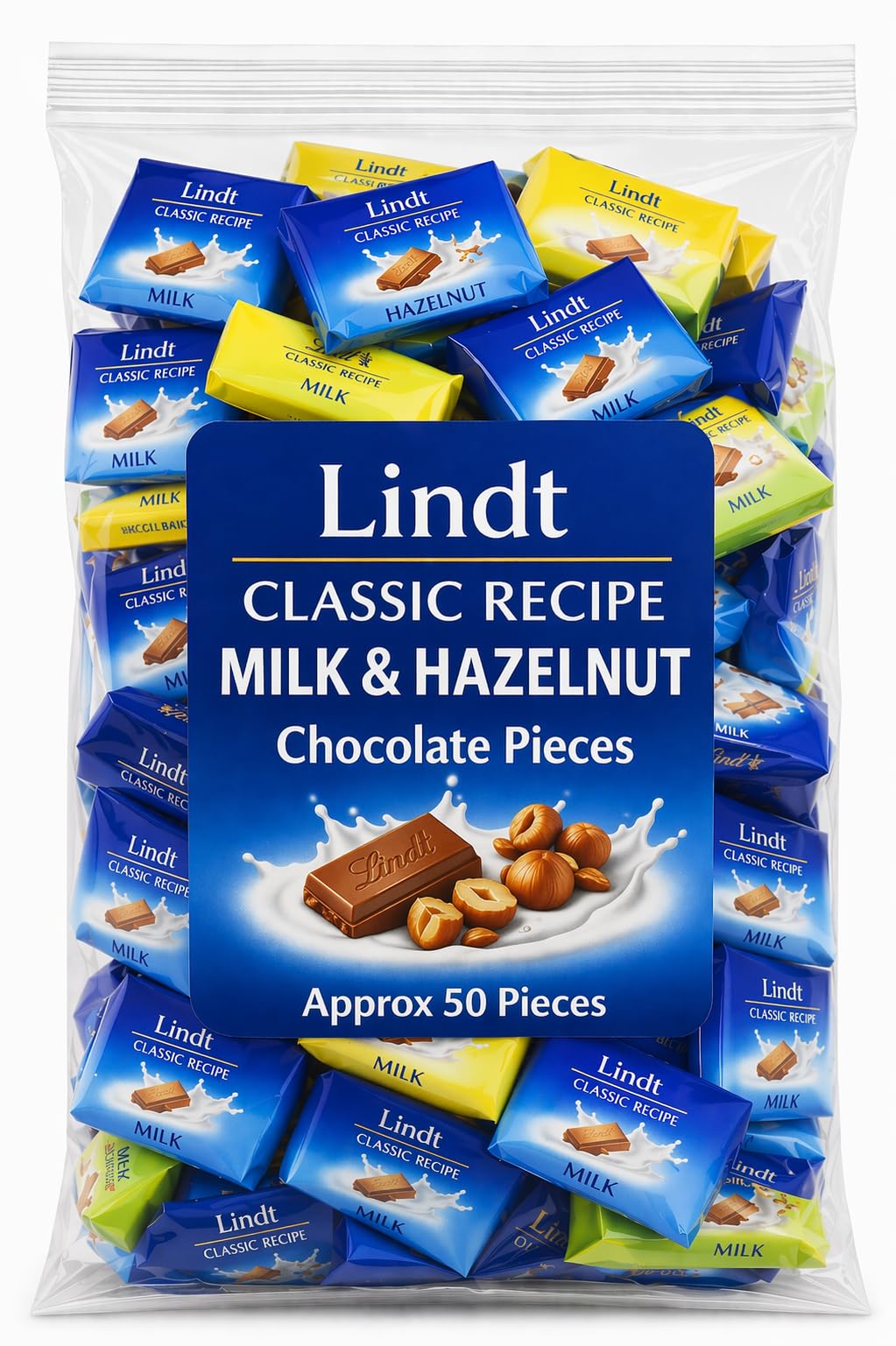 Tundras milk chocolate hazelnut pieces, individually wrapped for easy sharing and gifting
