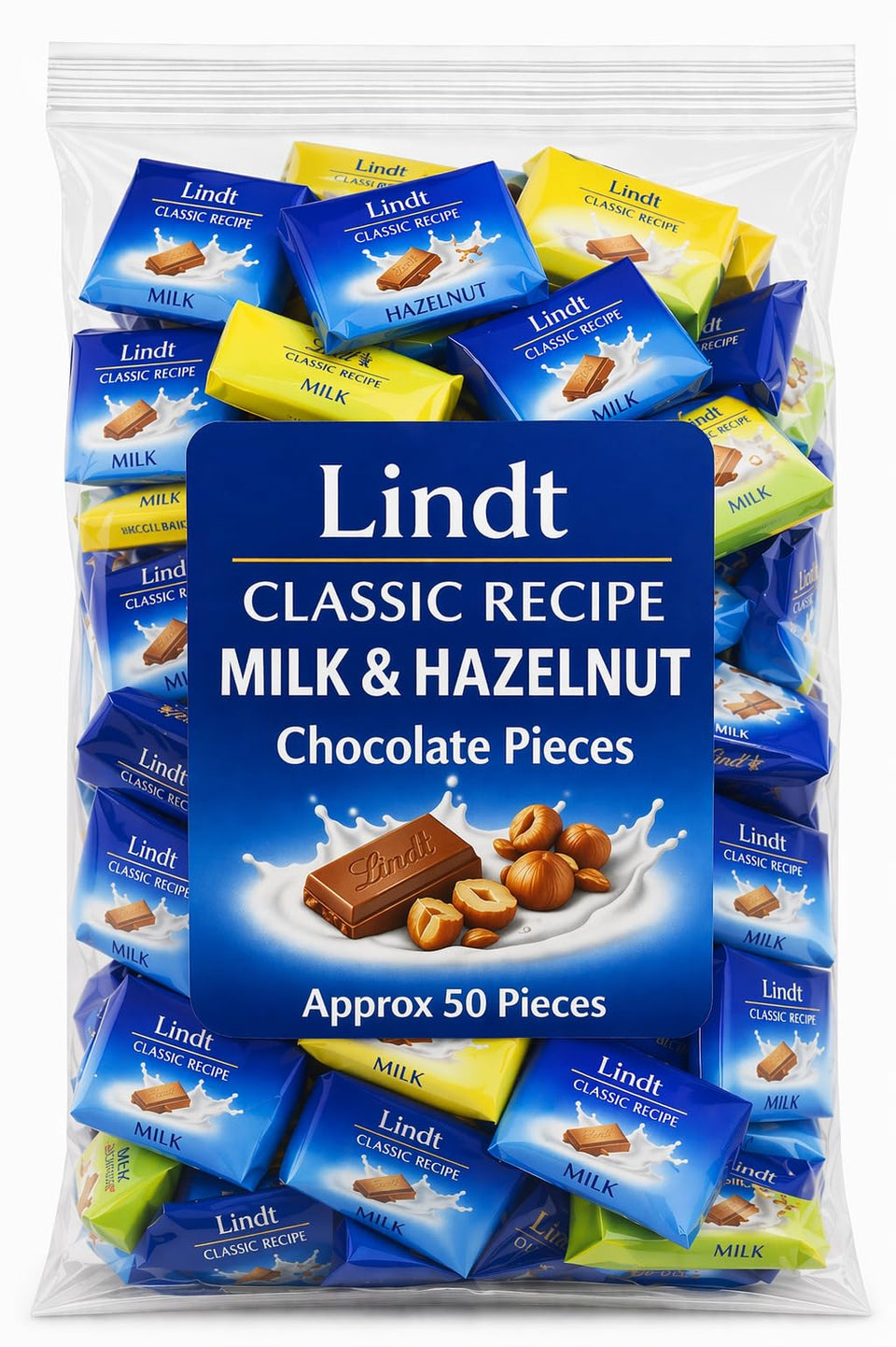 Tundras milk chocolate hazelnut pieces, individually wrapped for easy sharing and gifting