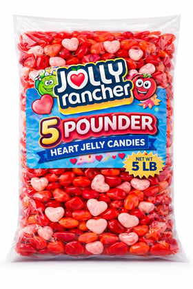 Tundras heart shaped jelly beans perfect for a cozy movie night snack.