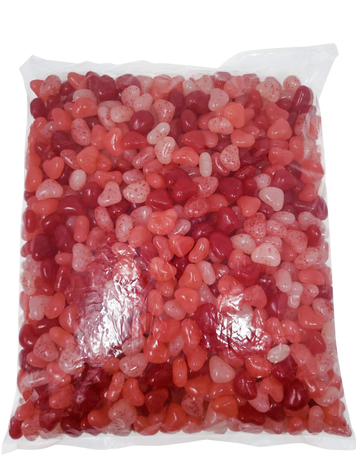 Tundras heart shaped jelly beans as party favors for celebrations.