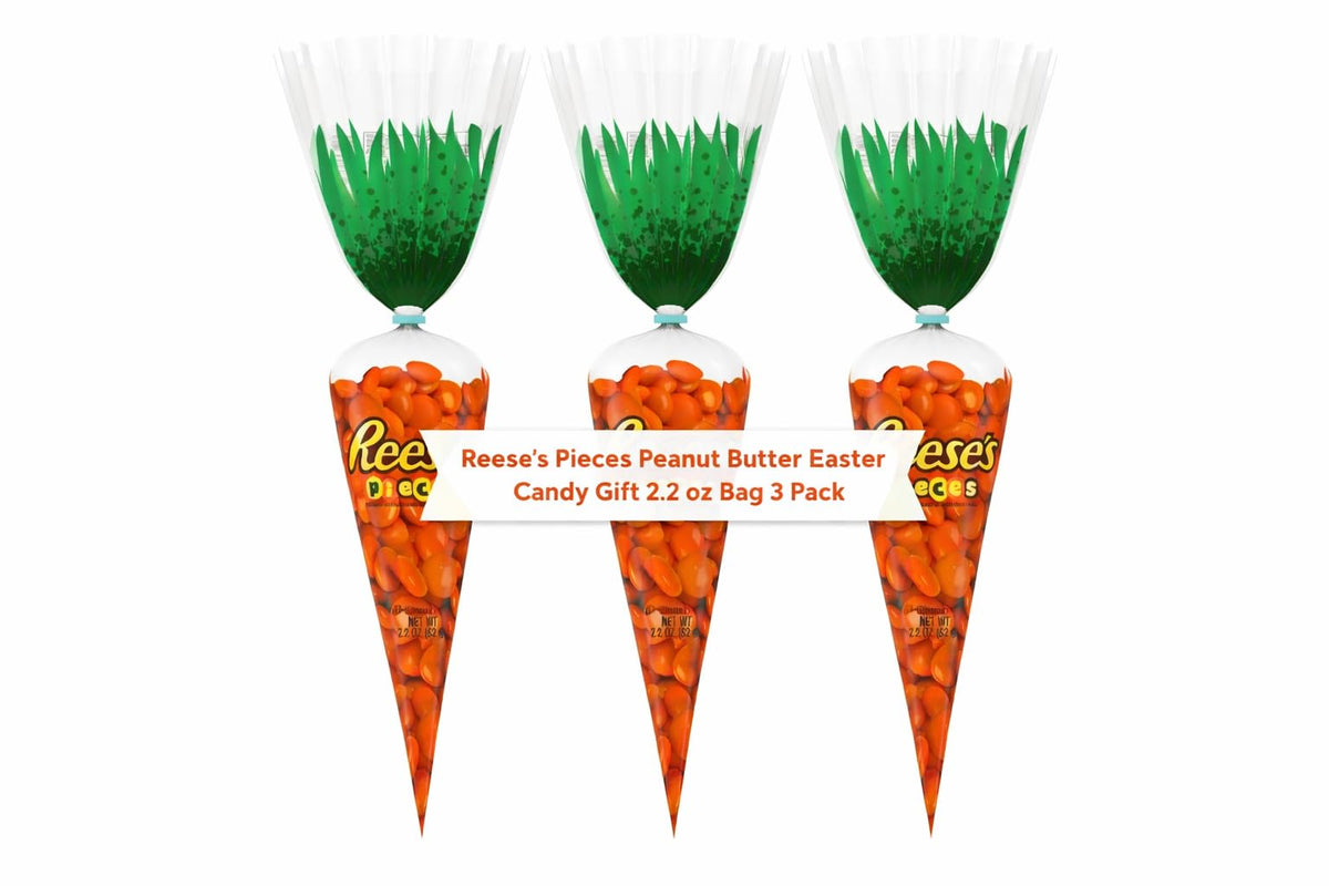 Tundras peanut butter carrots close-up highlighting crunchy shell for Easter candy
