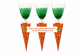 Tundras peanut butter carrots close-up highlighting crunchy shell for Easter candy