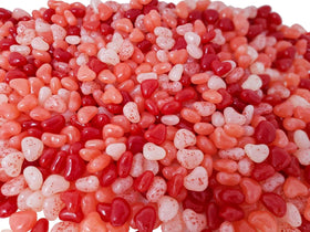 Tundras heart shaped jelly beans in red, pink and white for Valentines gifting.