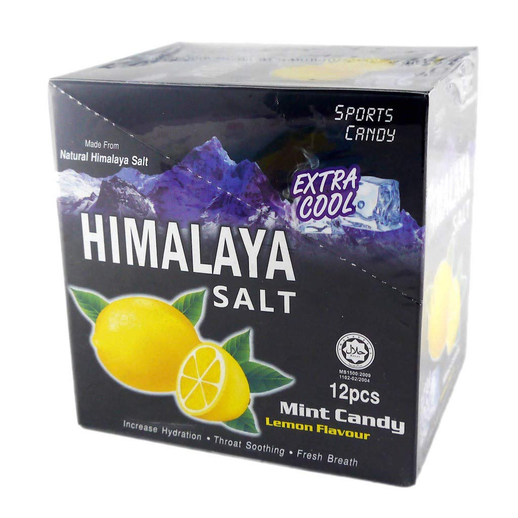 TUNEZ Big Foot Himalaya Salt Candy Lemon Mint 12-pack designed for on-the-go refreshment.