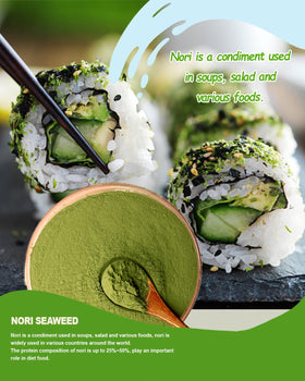 TUOTAI Seaweed Powder in a jar shows convenient storage for everyday meals.