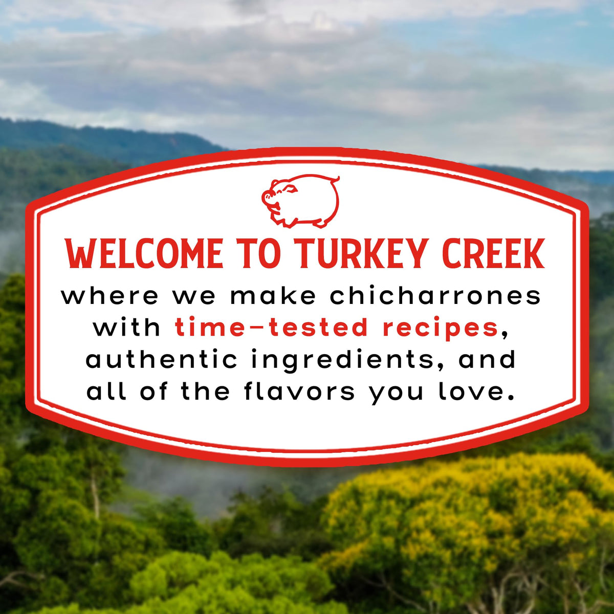 Turkey Creek Chili Lime Chicharrones packaging — premium ingredients and flavor-forward snacking.