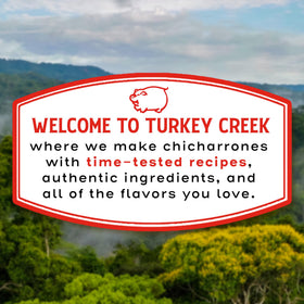 Turkey Creek Chili Lime Chicharrones packaging — premium ingredients and flavor-forward snacking.