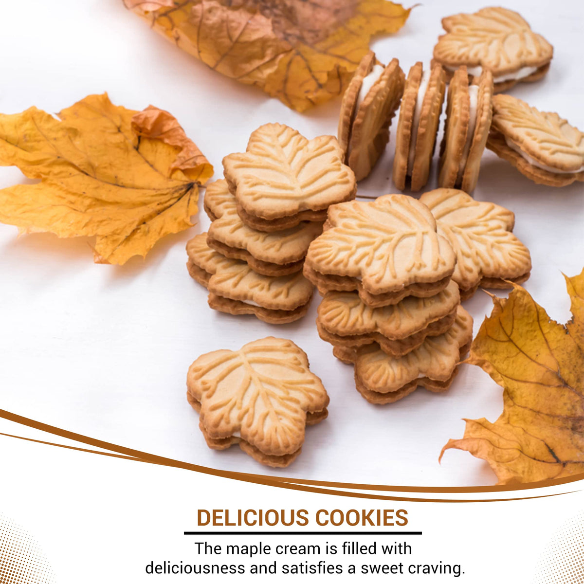 Turkey Hill Sugarbush maple cookie with coffee pairing suggestion.