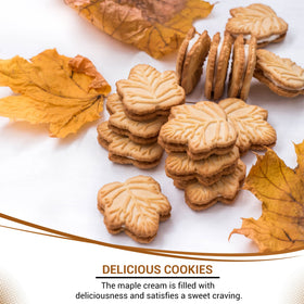 Turkey Hill Sugarbush maple cookie with coffee pairing suggestion.