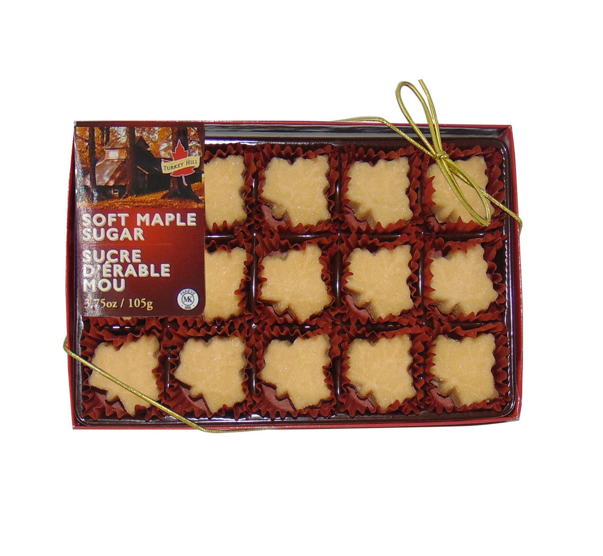 Turkey Hill Sugarbush maple sugar candy 15-piece pack for maple lovers on the go