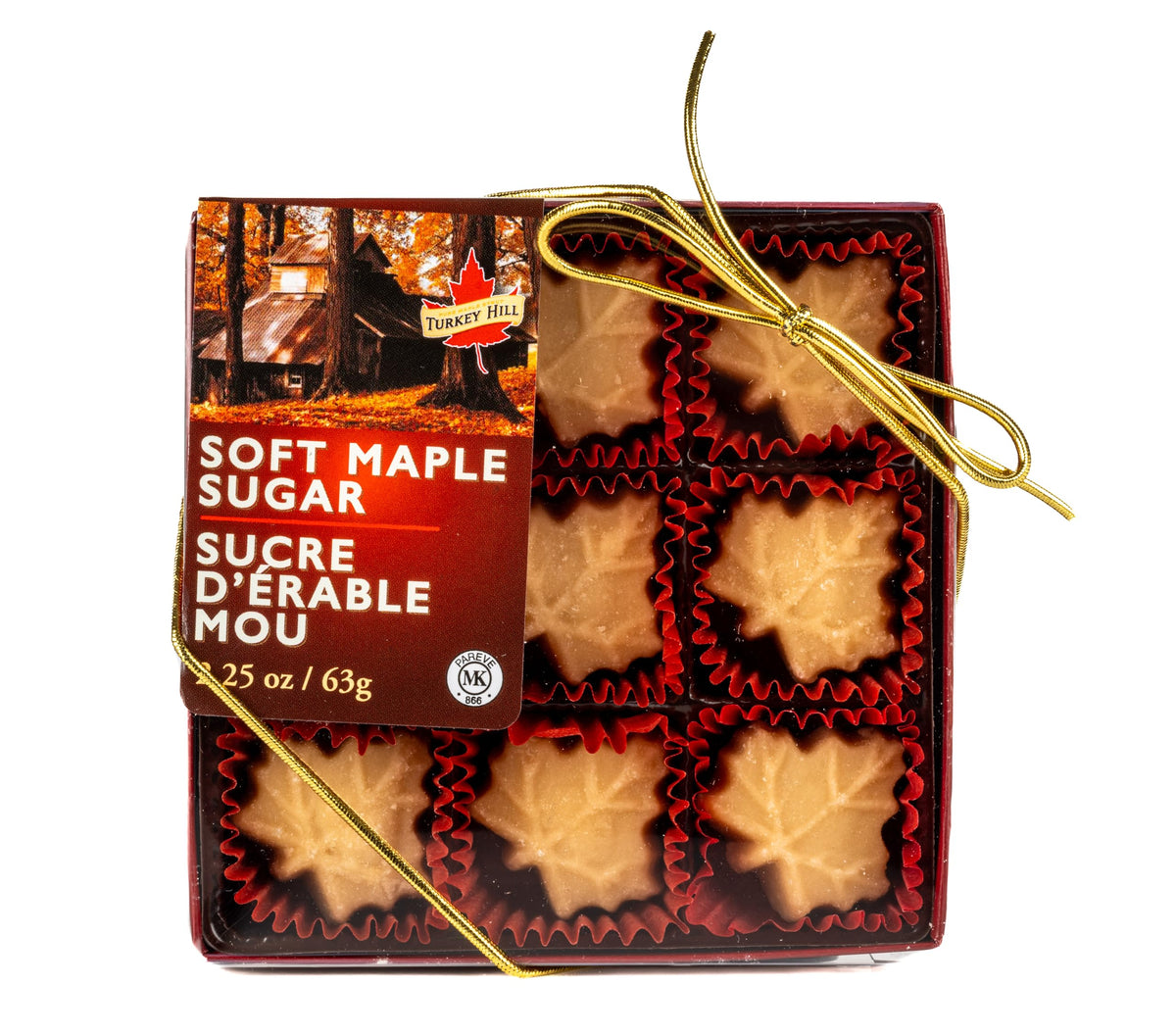 Turkey Hill Sugarbush mouth-watering maple sugar candy, 9 pieces, ready for gifting or sharing.