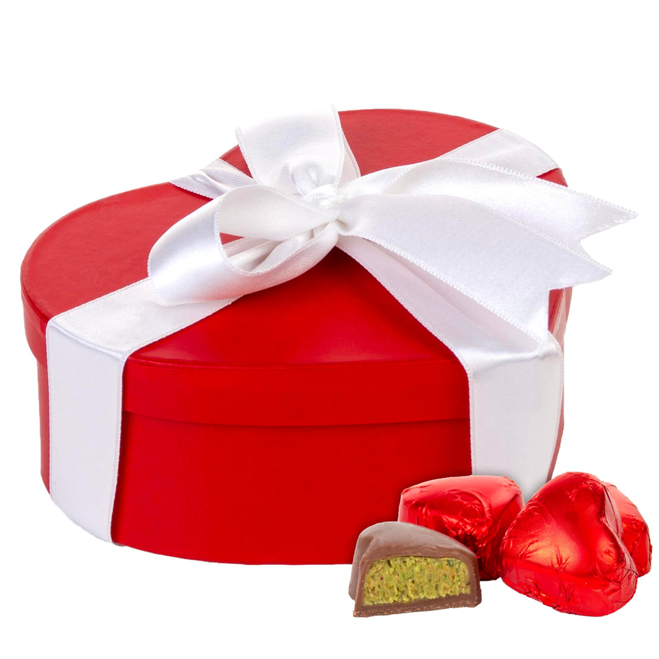 Turkish Goodies Dubai pistachio cream heart box ideal romantic gift
