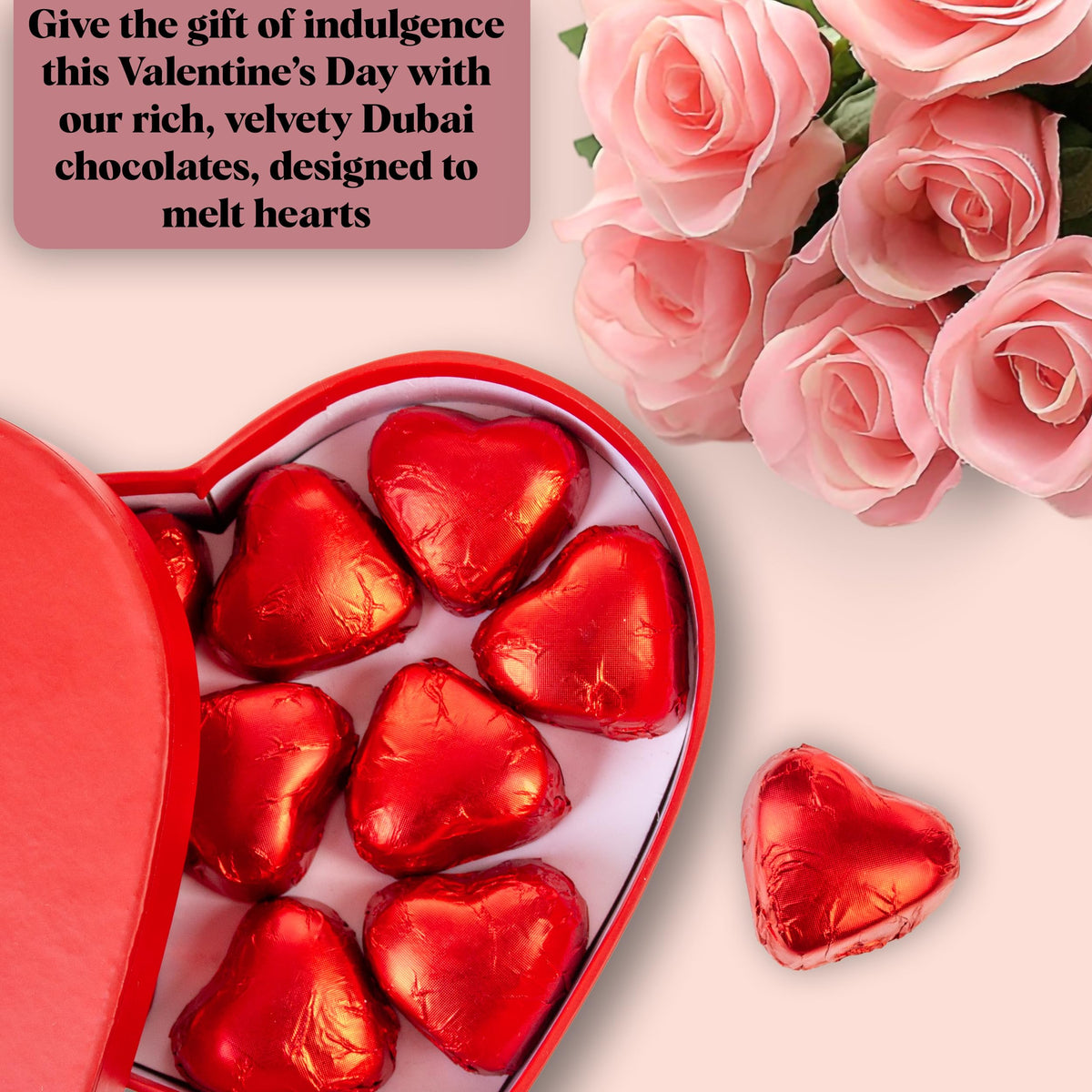 Turkish Goodies Dubai pistachio cream valentines-box perfect for loved ones