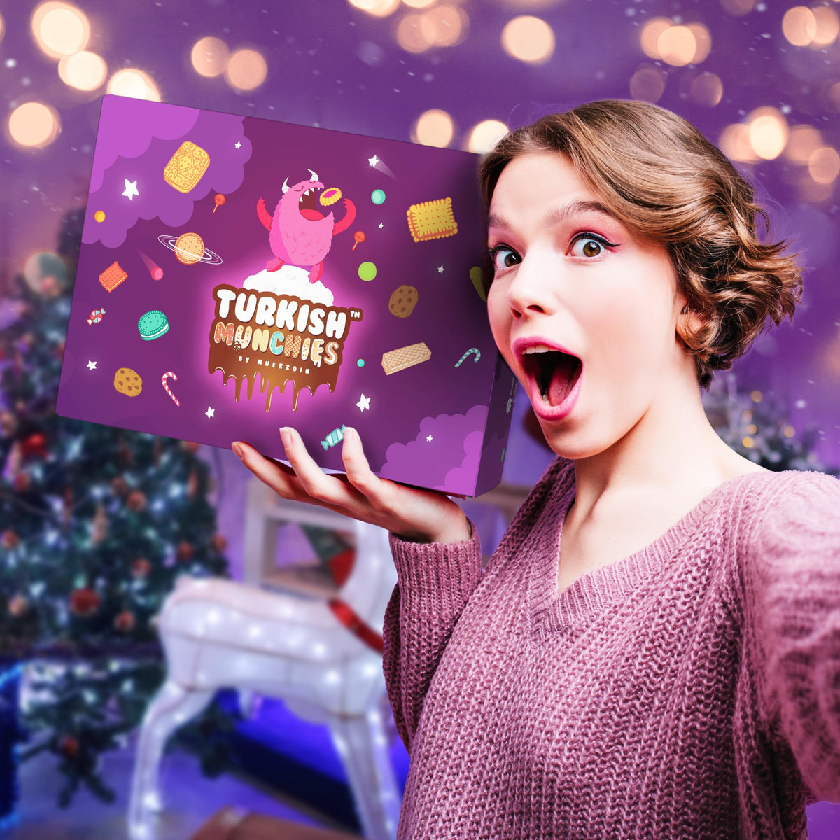 Turkish Munchies by Muekzoin gift travels worldwide, highlighting cultural curiosity in a single parcel.