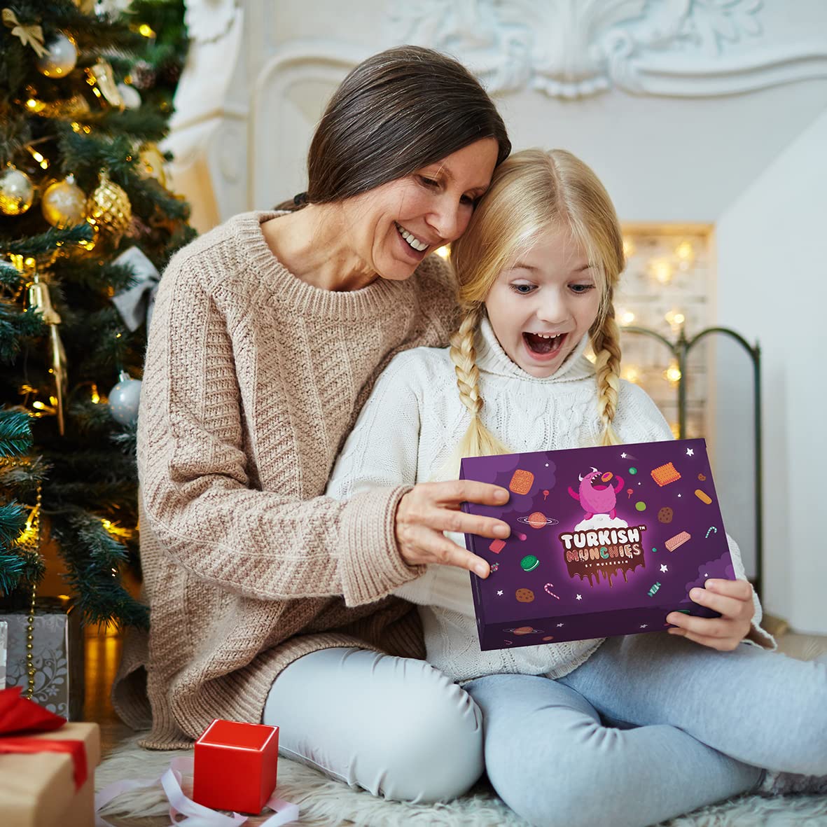 Turkish Munchies gift-ready packaging emphasizes celebratory gifting moments.