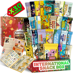 Turkish Munchies by Muekzoin unboxing moment with gift-ready snacks and cultural intrigue.