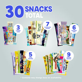 Turkish Munchies Maxi Hamper unboxing action captures the joyful reveal of 21 snacks.