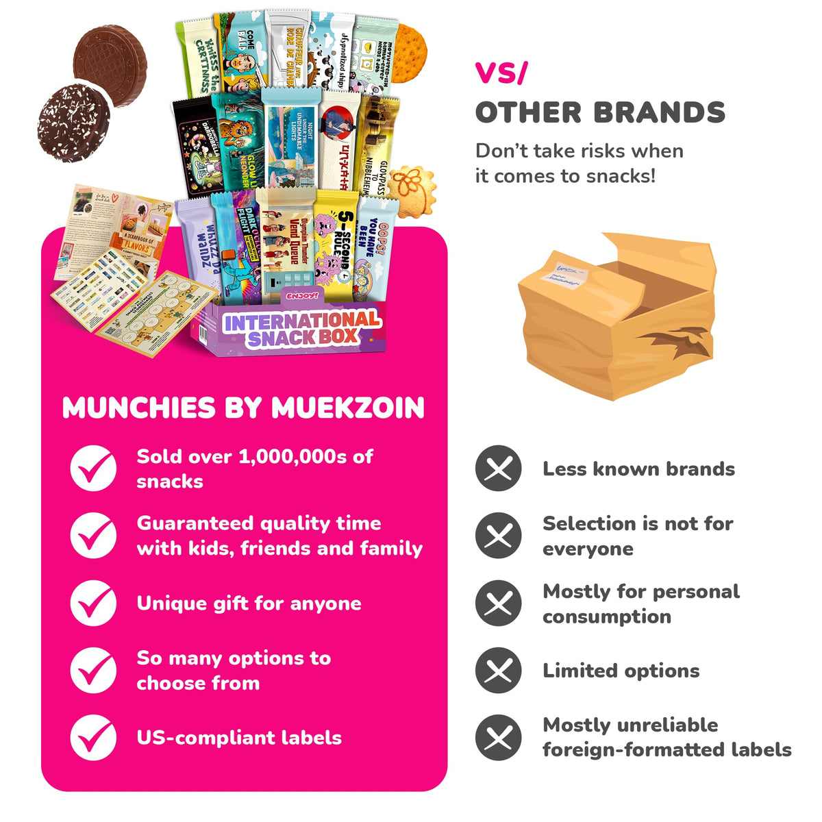 Turkish Munchies by Muekzoin snack assortment spread, perfect for a cultural tasting night