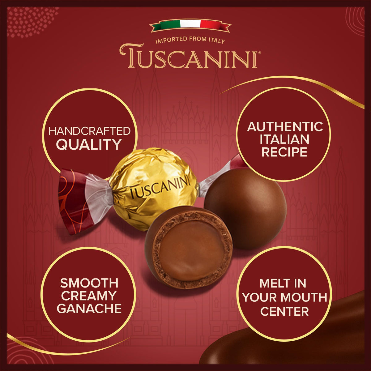 Tuscanini holiday gift basket presentation that impresses friends and colleagues.