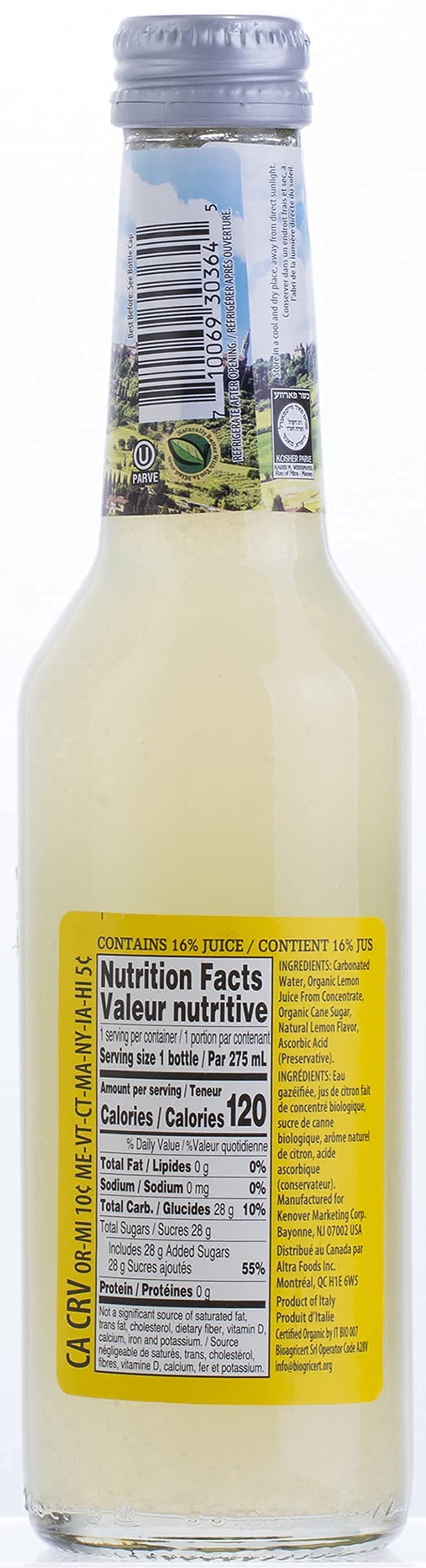 Tuscanini 6-pack Lemon Soda ready for gatherings and on the go refreshment.