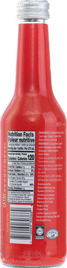 Tuscanini Organic Cola refreshing sip, kids-friendly alternative at gatherings.
