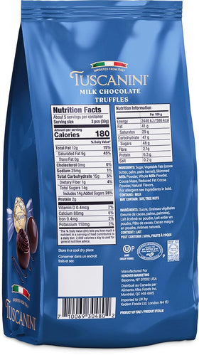 Tuscanini Roma dark chocolate truffle with rich cocoa flavor for dessert pairing