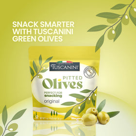 Tuscanini Snack Olives Garlic Pack – savory addition to meals and salads.