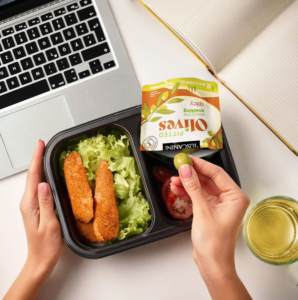 Tuscanini olives add color and zest to salads.