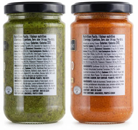 Tuscanini Sun-Dried Tomato Pesto jar with bold color, perfect for sandwiches