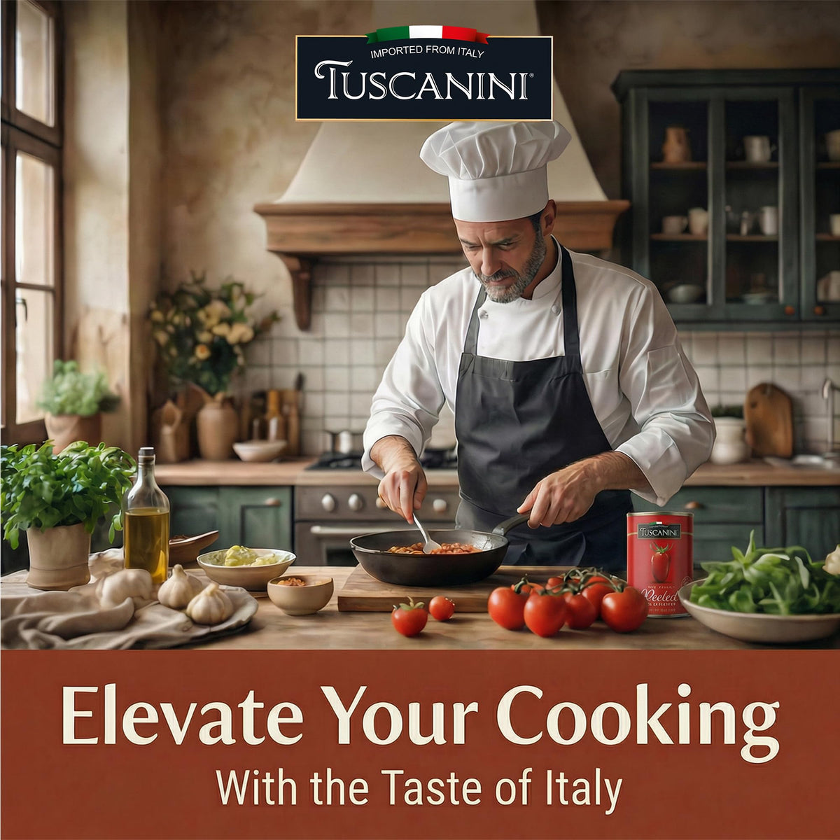 Tuscanini sun-ripened flavor from Tuscany enhances pasta sauces.