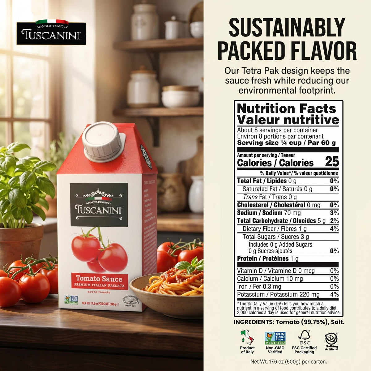 Fresh Tuscan tomatoes close-up highlighting premium ingredients