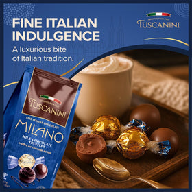 Tuscanini Venice hazelnut milk chocolate truffle with roasted nuts and crunch