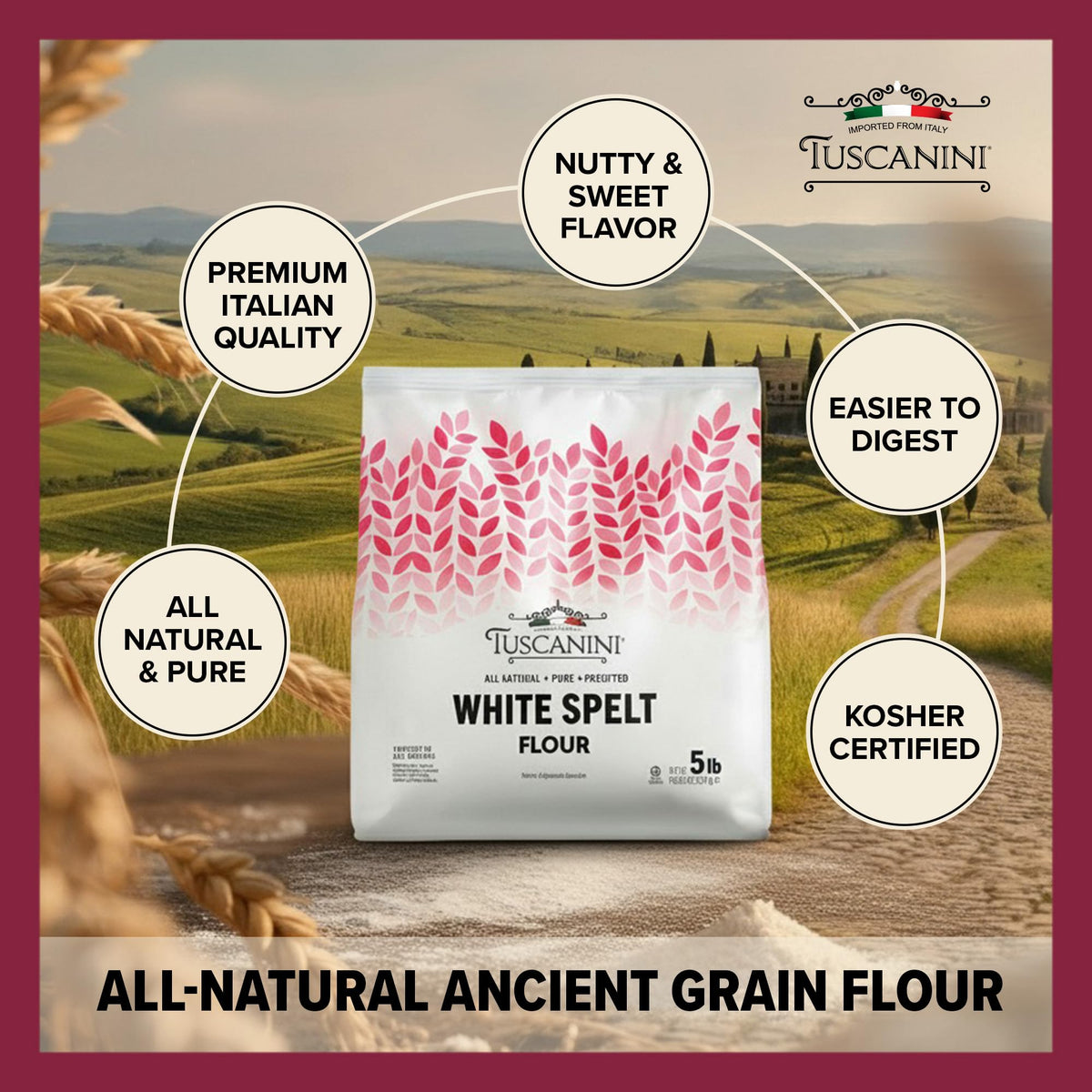 Cookie dough prepared with Tuscanini spelt flour demonstrates versatile baking.