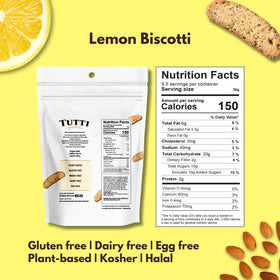 Coffee and tea pairing with Tutti Gourmet lemon biscotti
