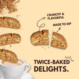 Gift-ready Tutti Gourmet biscotti bag for holidays or celebrations.