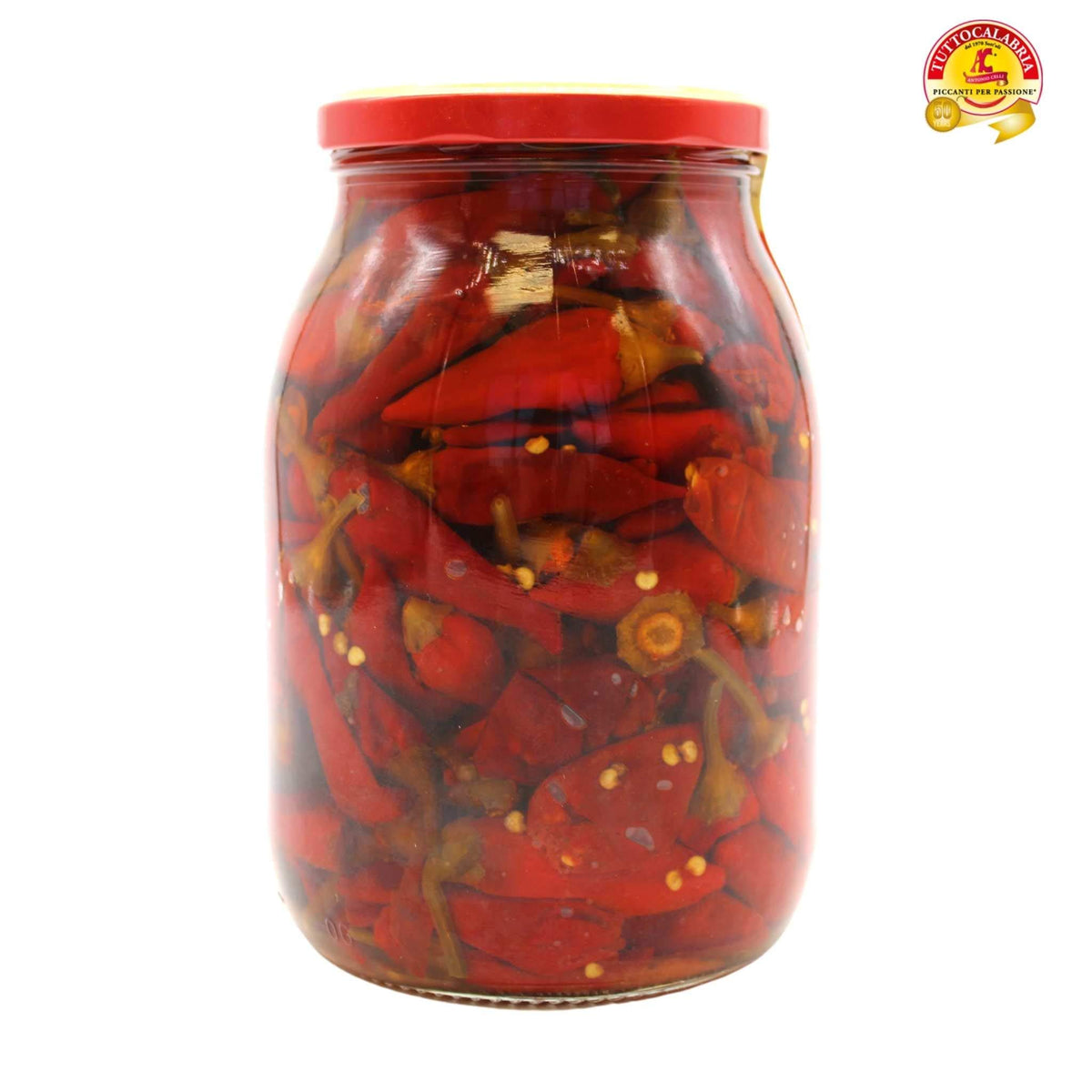TUTTOCALABRIA antipasto idea features peppers in oil for charcuterie boards.