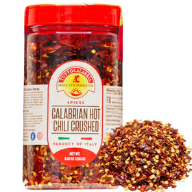 TUTTOCALABRIA Calabrian crushed chili flakes shaker for bold heat and versatile cooking