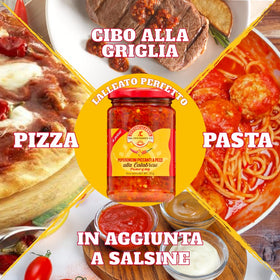 TUTTOCALABRIA chili peppers close-up conveys earthy, fruity heat.