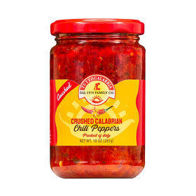 TUTTOCALABRIA crushed chilies jar showing bold flavor for pasta and pizza