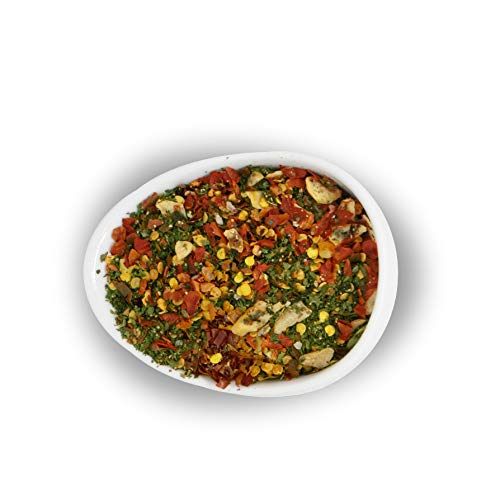 TUTTOCALABRIA ingredients label shows parsley, tomatoes, garlic for flavorful meals.