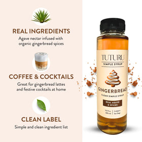 TUTURU Gingerbread Syrup cold extraction method shown